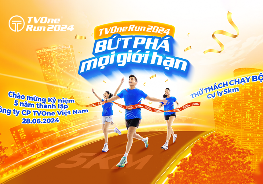 TVOne Việt Nam tổ chức giải chạy bộ chào mừng kỷ niệm 5 năm ngày thành lập công ty